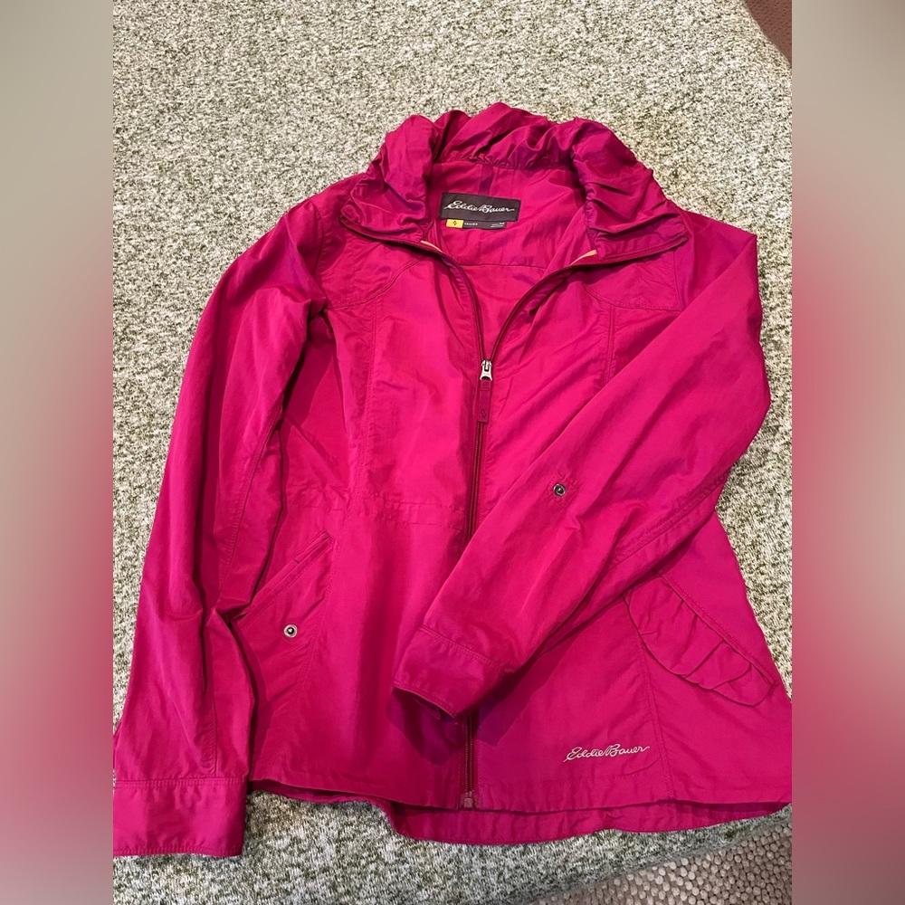 Eddie Bauer Women's Fuchsia Utility Jacket